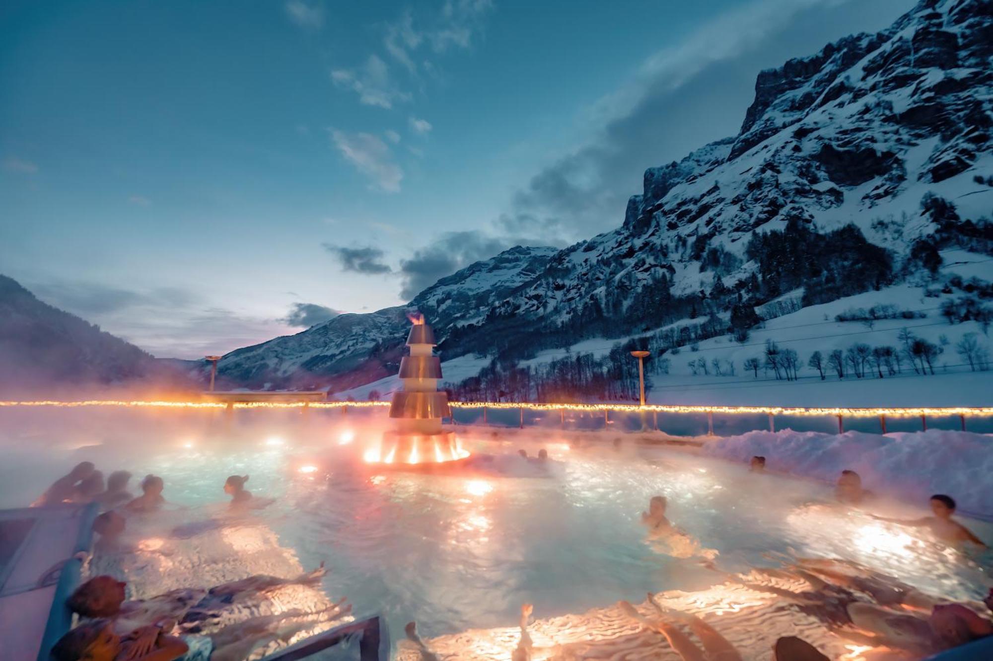 Hotel Walliserhof-Leukerbad-Therme Kültér fotó