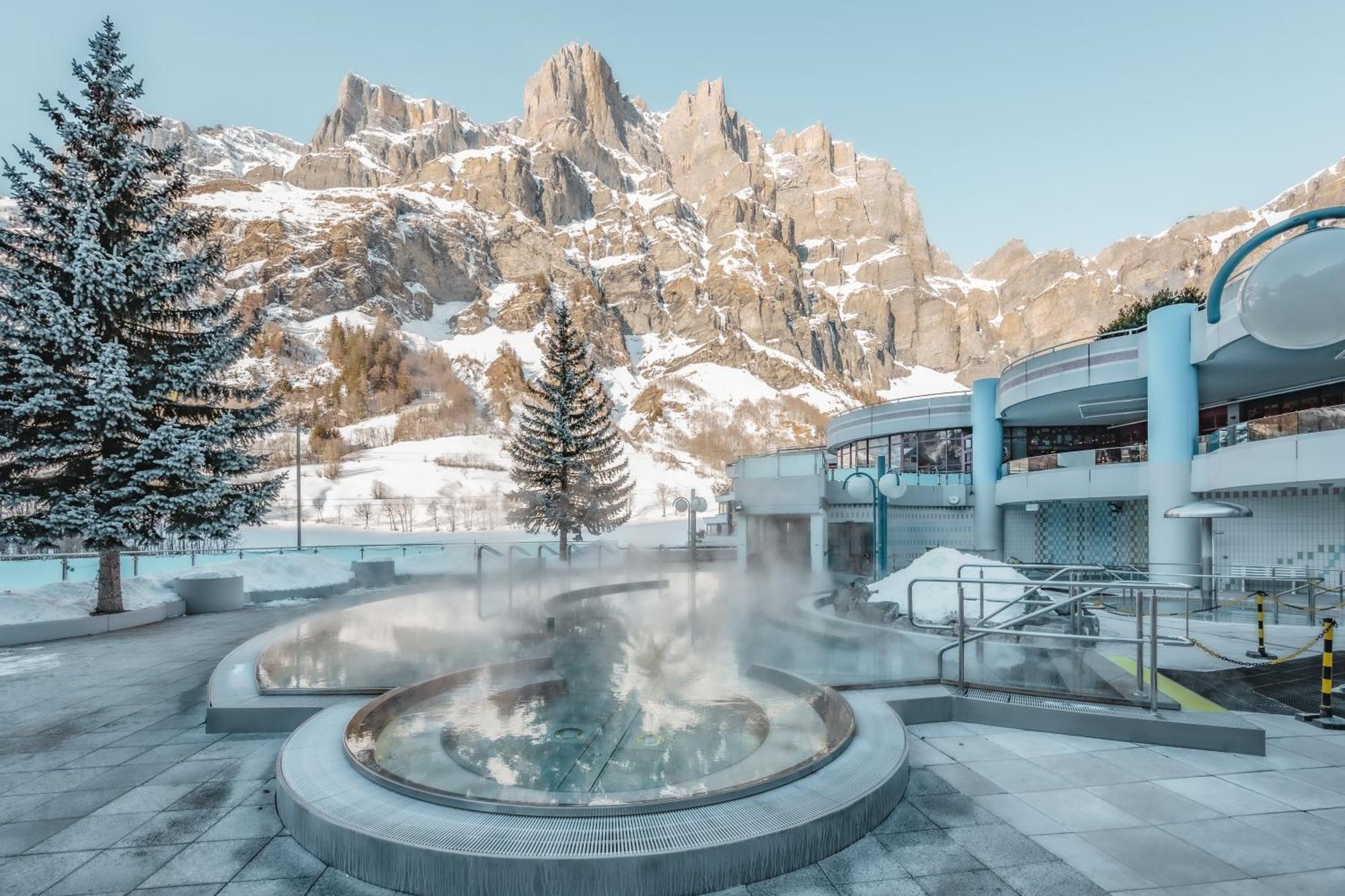 Hotel Walliserhof-Leukerbad-Therme Kültér fotó