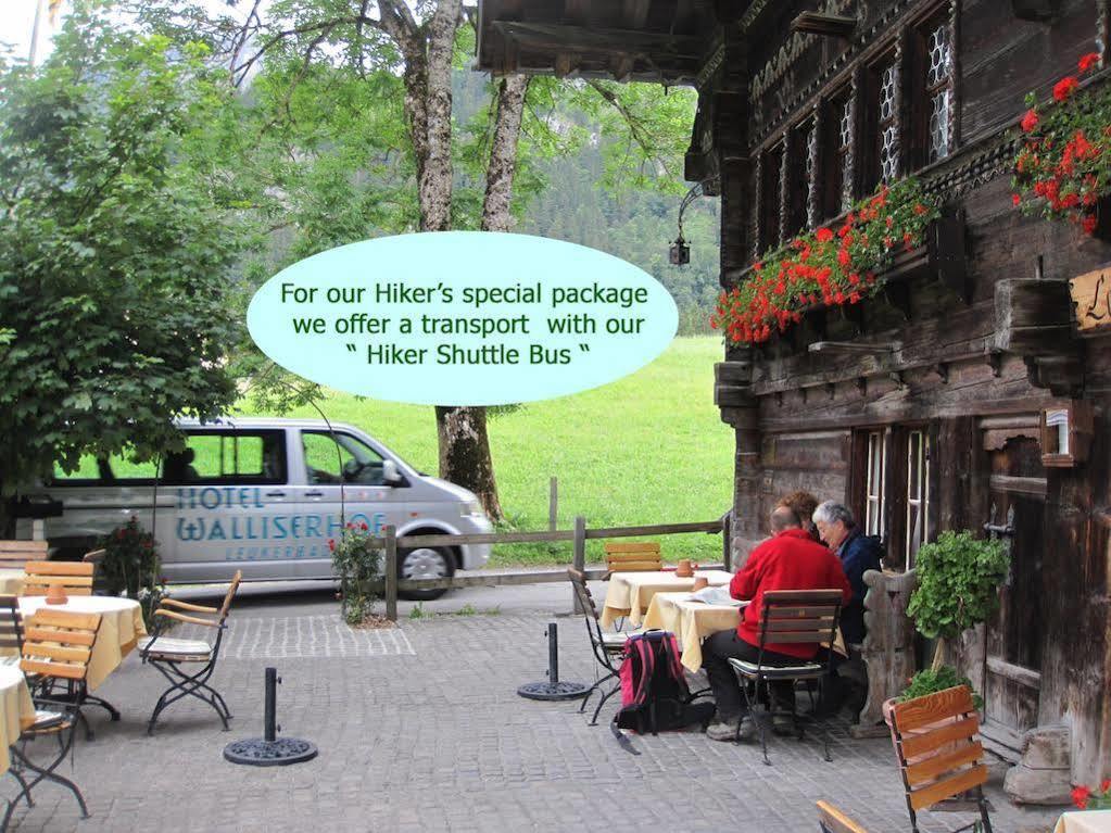 Hotel Walliserhof-Leukerbad-Therme Kültér fotó